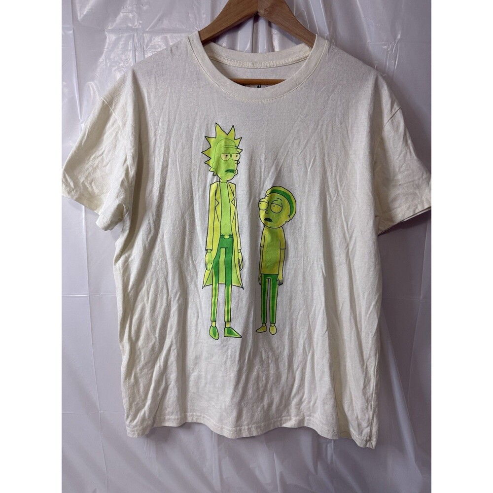 Rick and Morty Adult Swim Graphic T Shirt Large Double Sided Cartoon Network